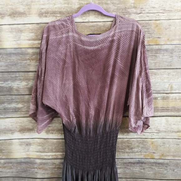 Blue Life Smocked Waist Maxi Dress Size Small - Picture 7 of 8